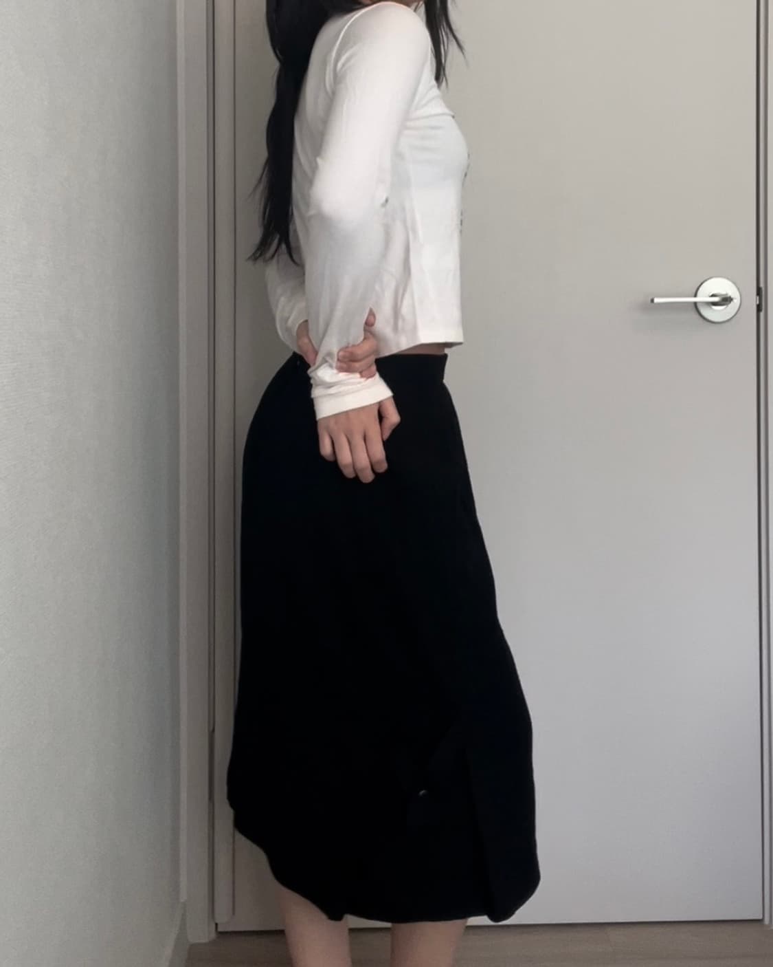 black belt point midi skirt 상품이미지5