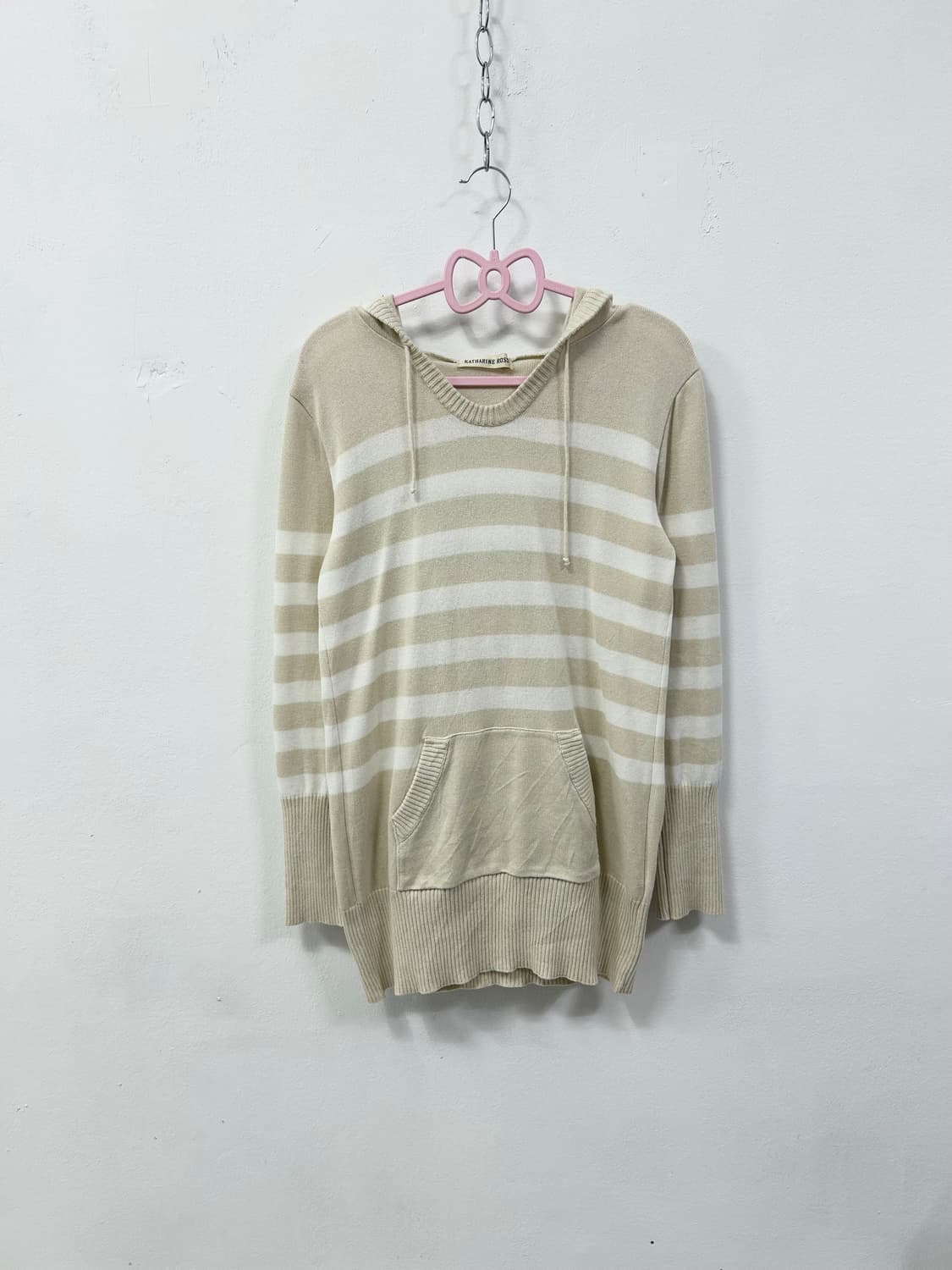 [KATHARINE ROSS] 갸루 y2k 로걀 스트라이프 후드 롱슬리브 상품이미지3