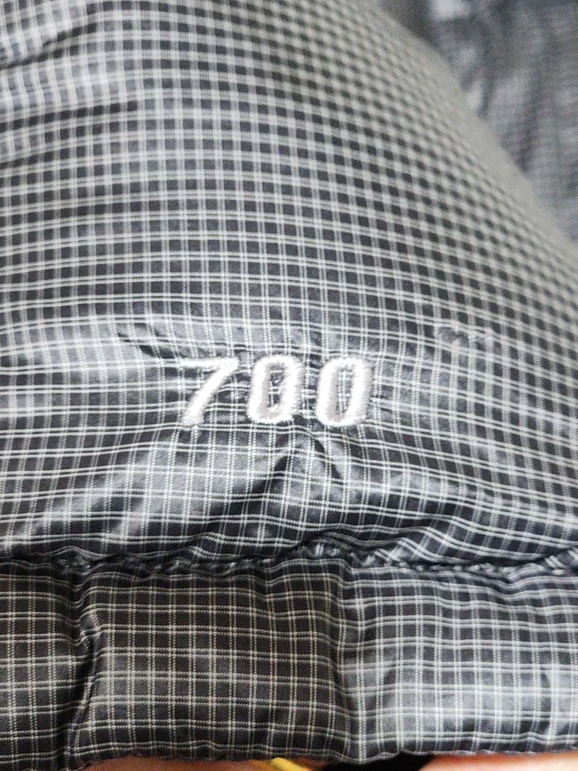 (100) 노스페이스 700 패딩조끼 잔체크 다운 베스트  상품이미지5