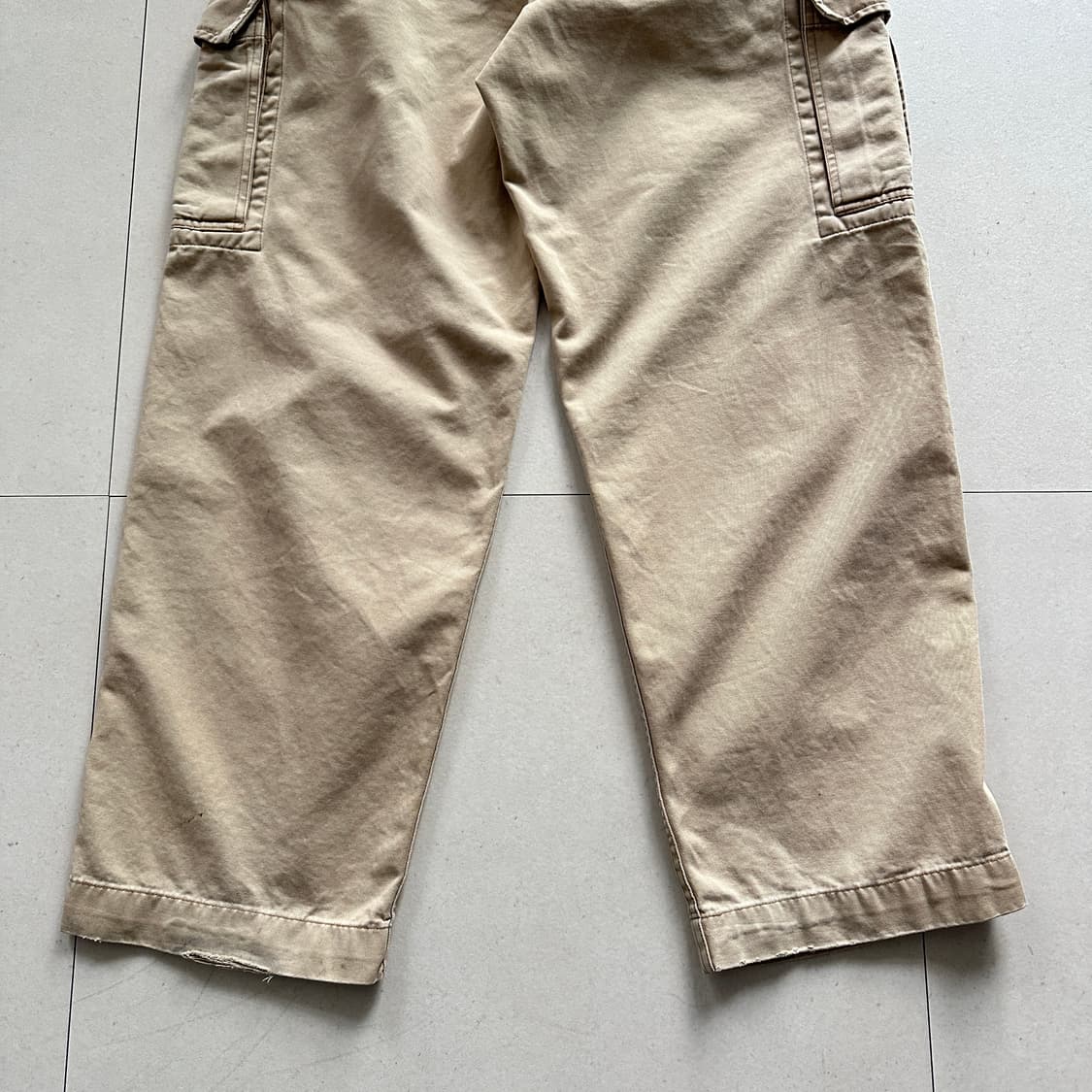90s 폴로 랄프로렌 67 치노 카고 팬츠 베이지 32  상품이미지9