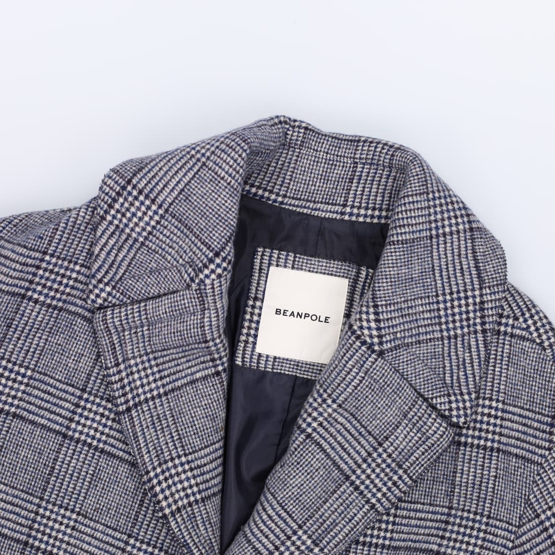 [95] 빈폴 울 캐시미어 체크 코트 1103HR2 상품이미지3