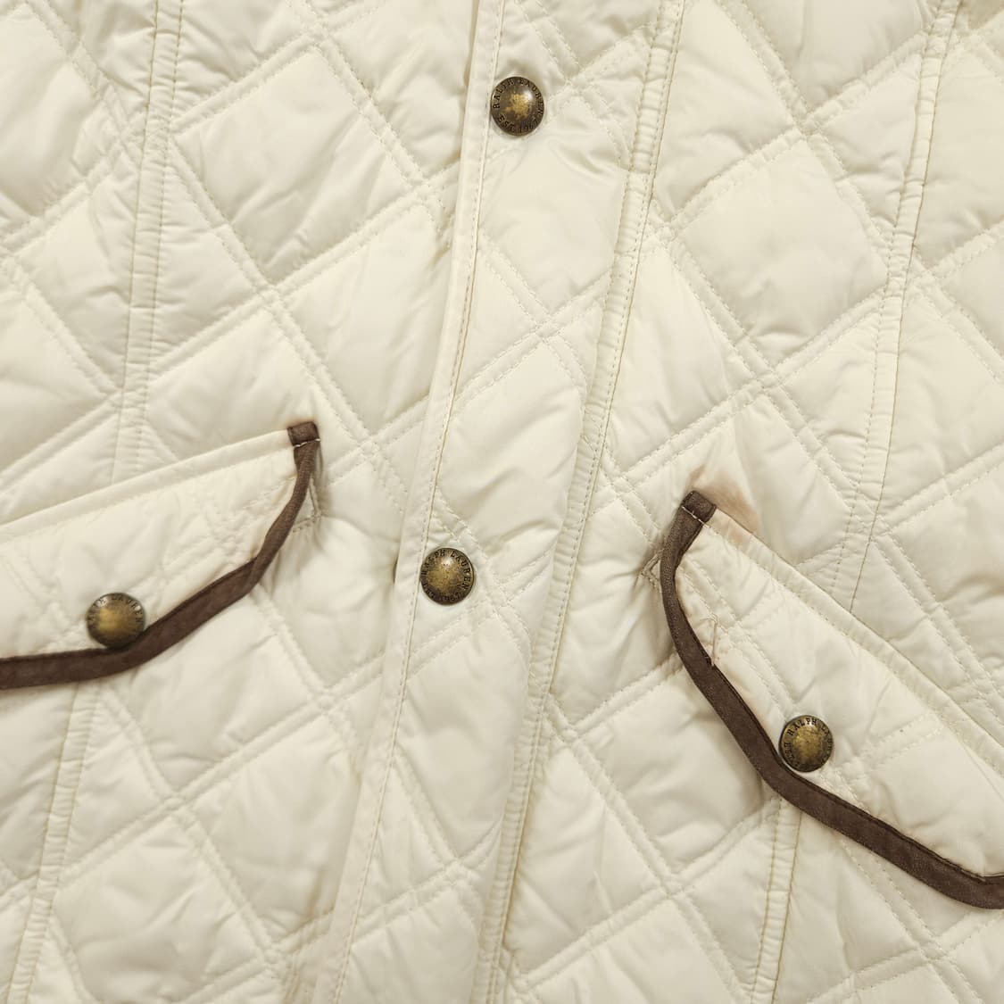 (여성S)폴로랄프로렌 퀄팅 베스트 아이보리 상품이미지8