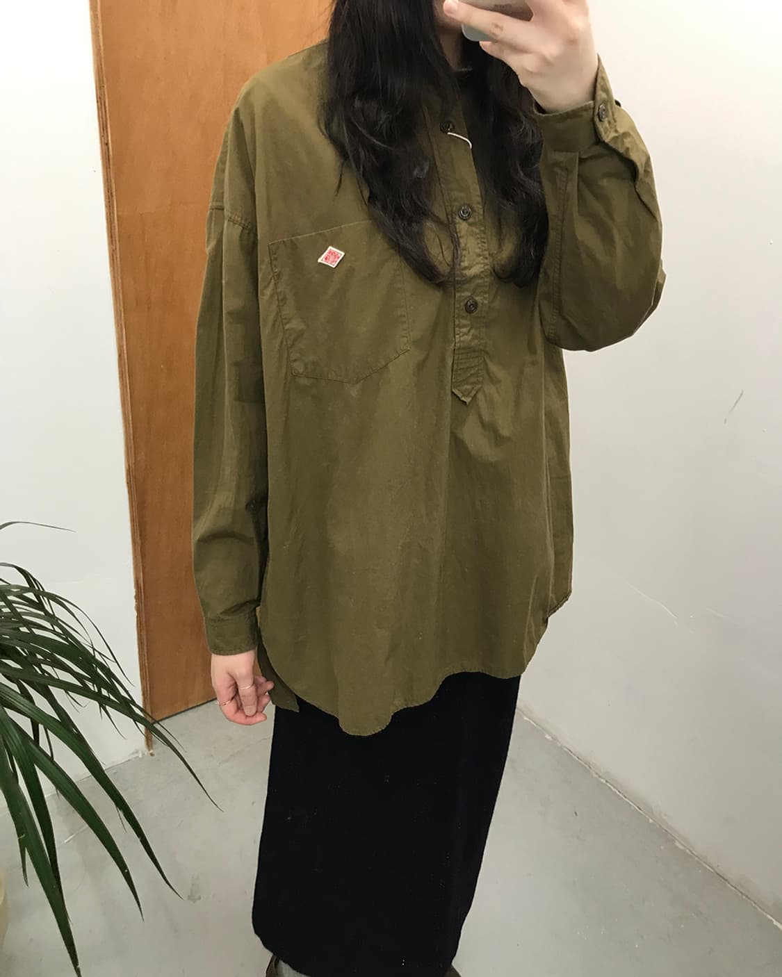 단톤 DANTON Cotton Pullover Shirt 상품이미지4
