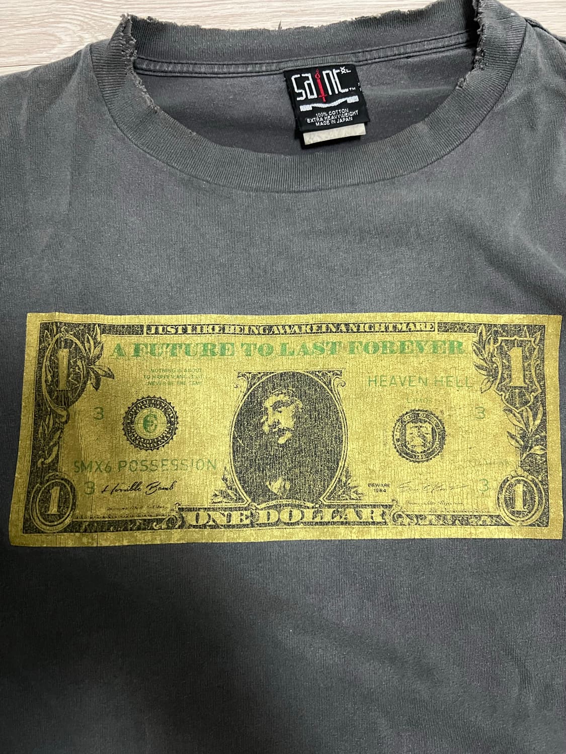 세인트미카엘x코스케카와무라 달러 롱슬리브 XXL 상품이미지4