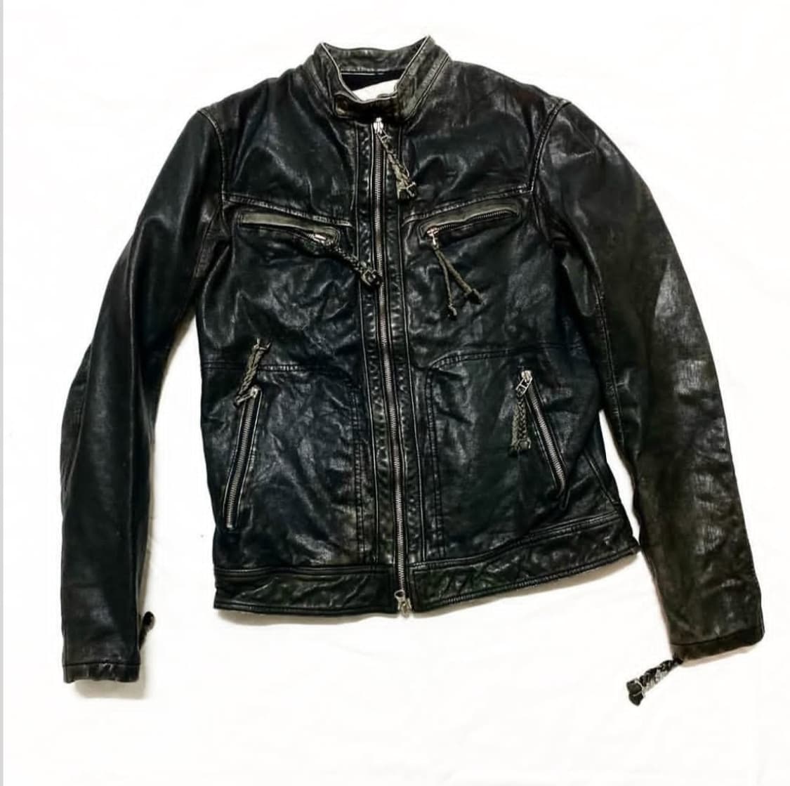 sabbo 라이더 싱글 레더자켓 상품이미지1