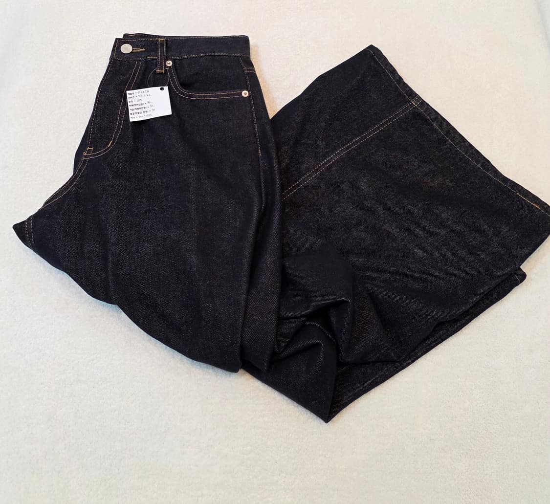 VIRKIN 와이드 청바지 상품이미지5