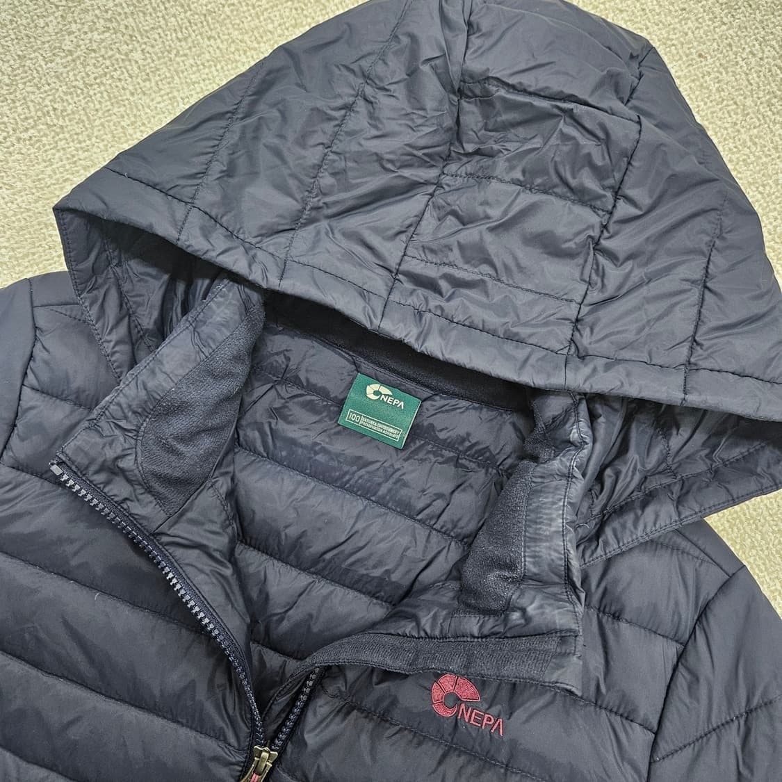 [L] 네파 후드 경량 구스다운 롱패딩 자켓 1209J1 상품이미지2