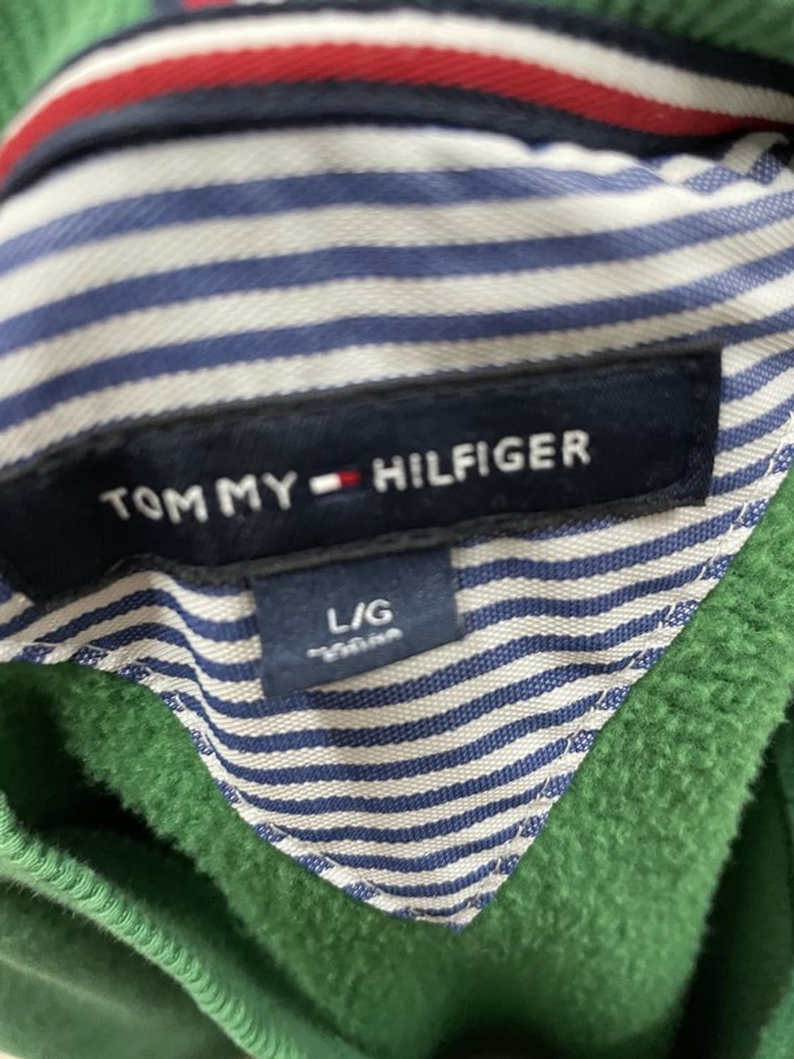 타미힐피거 그린 맨투맨 L 상품이미지4