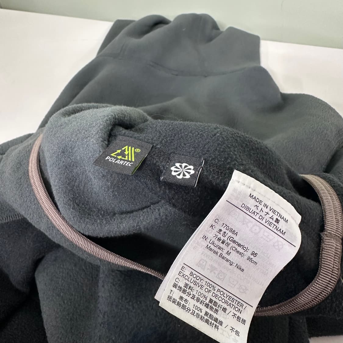 95 나이키ACG 차콜 써마핏 폴라텍 페인팅 플리스 후드티 상품이미지6