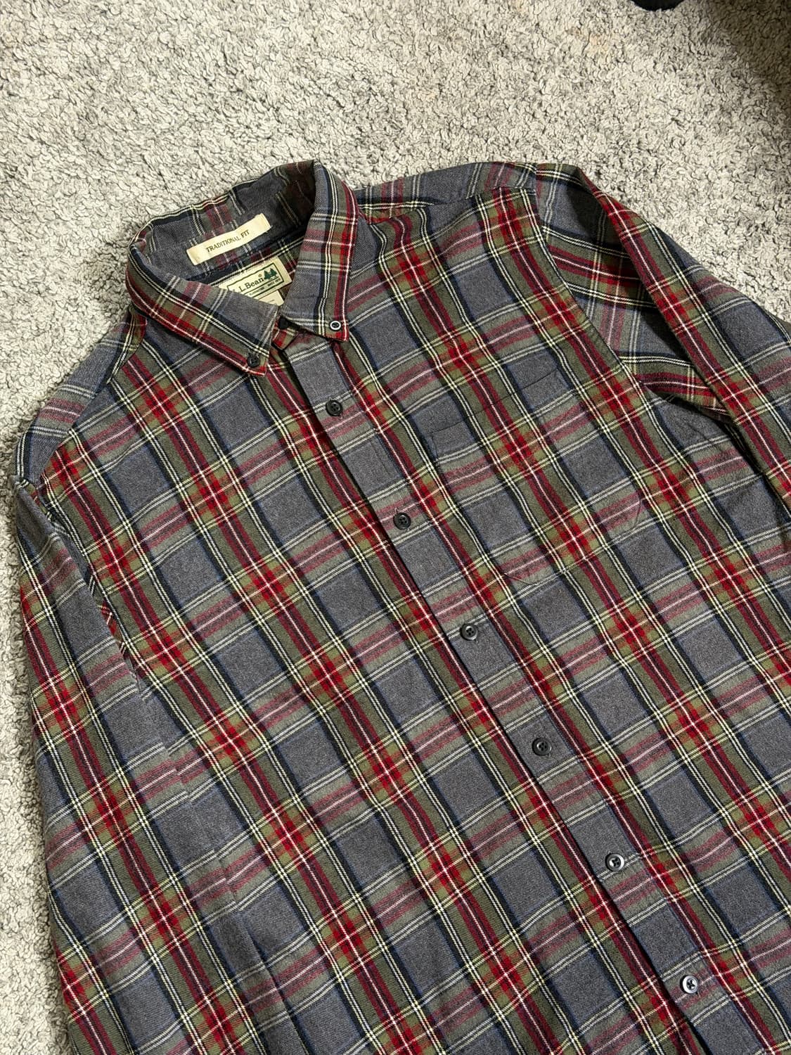 엘엘빈 타탄 체크 셔츠 상품이미지3