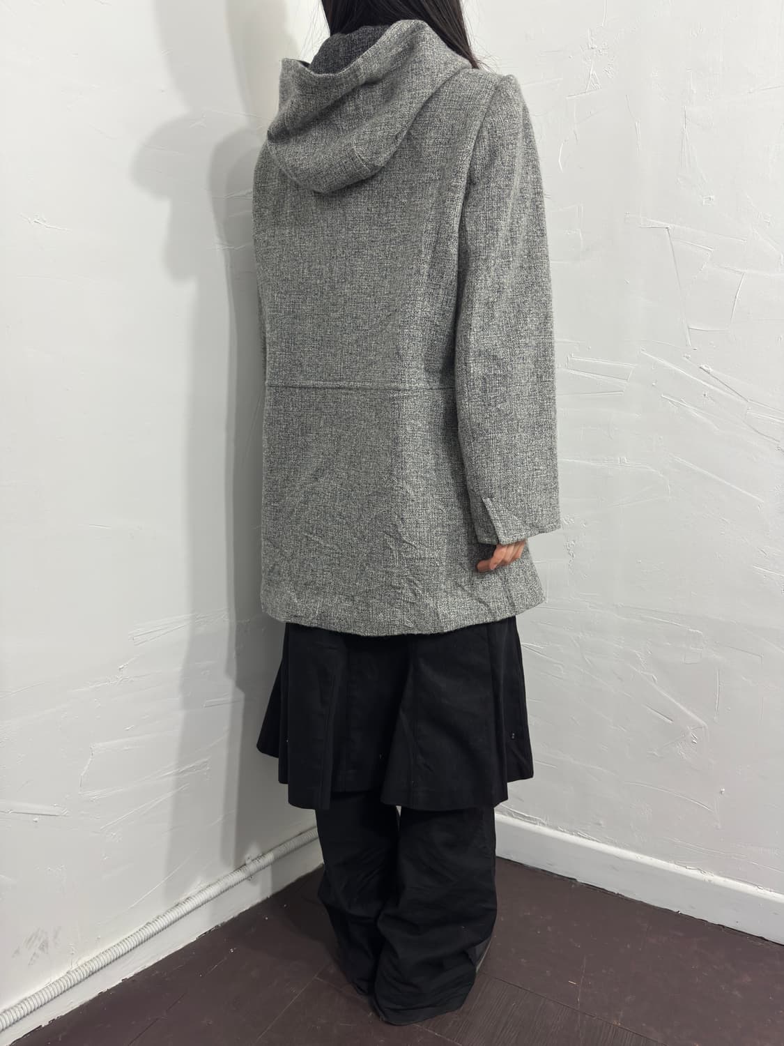 noa-g gray button coat 상품이미지5