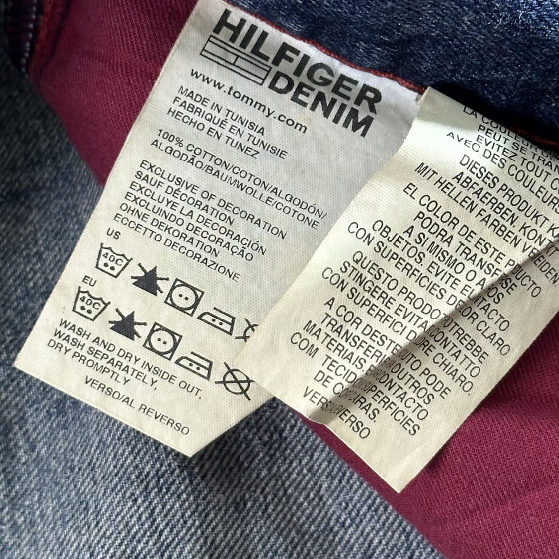 33 타미힐피거 패치워크 스트레이트 데님팬츠 상품이미지6