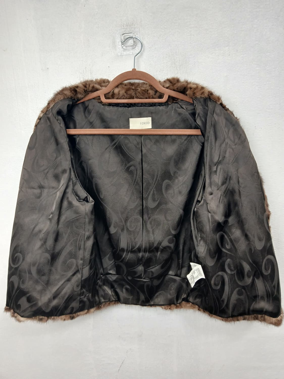 DECO 레오파드 천연밍크 숏코트 자켓 85-90 S 상품이미지8