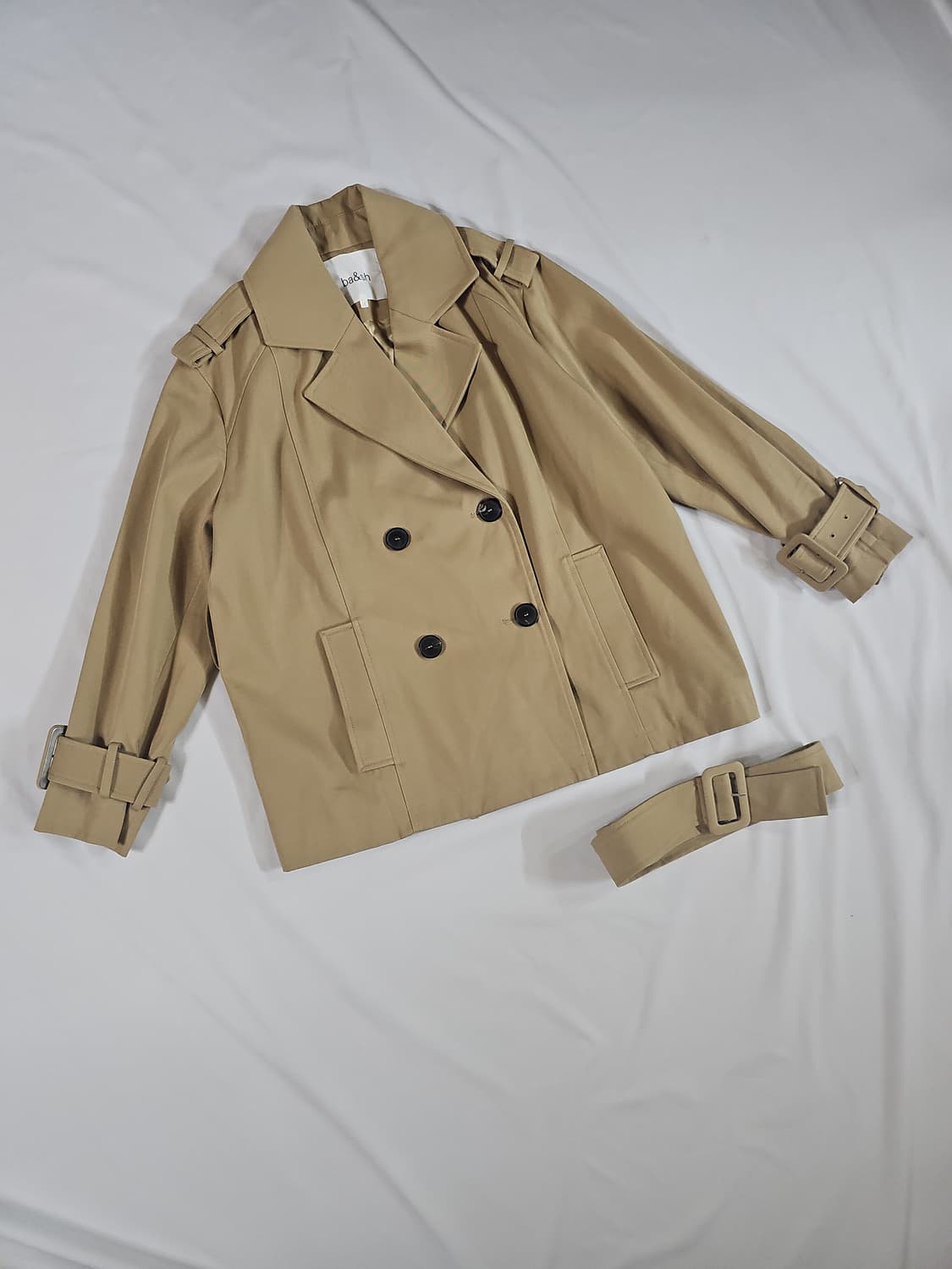 정가 73만원대) [1] ba&sh 바쉬 정품 하프 벨트 트렌치코트 상품이미지10