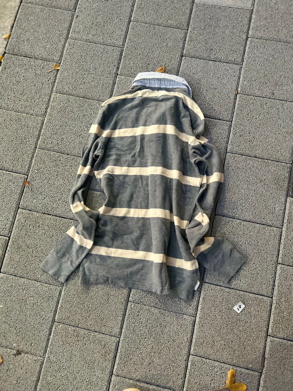 *rare* 2000s JPN polo 스트라이프 카라 롱슬리브 상품이미지2