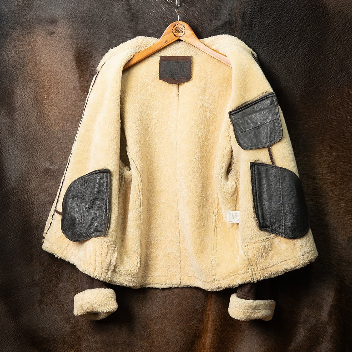 [105] 90s 마리떼 프랑소와 저버 양가죽 양털 무스탕  상품이미지10