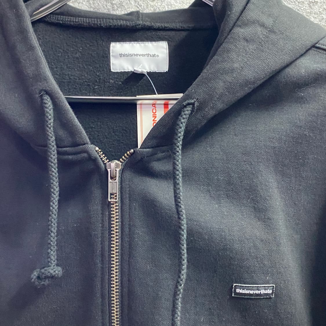 디스이즈네버댓 투웨이 블랙 후드집업 b3367 상품이미지3