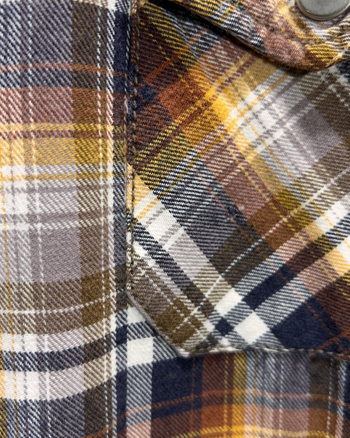 M 컨버스 투포켓 플란넬 체크셔츠 상품이미지7