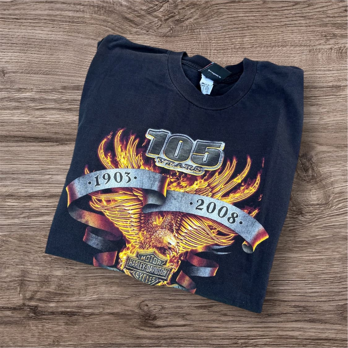 00's Harley Davidson 105 years graphic T 상품이미지3