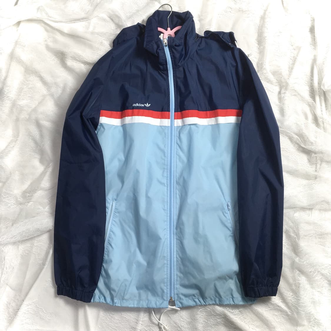 아디다스 80년대 올드빈티지 하늘 네이비 바막 상품이미지1