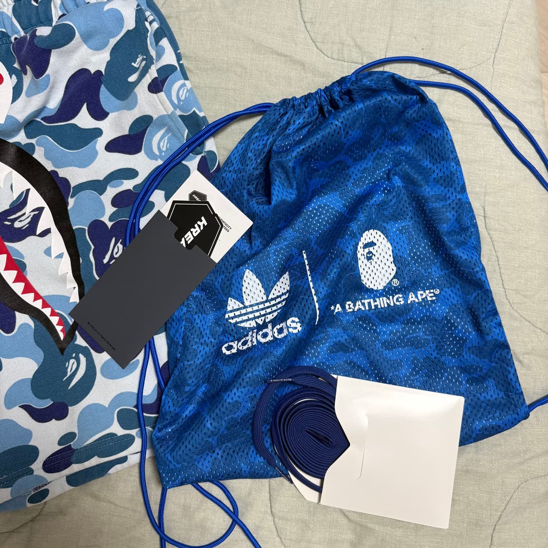 BAPE 샤크 베이프 반바지 M 상품이미지3