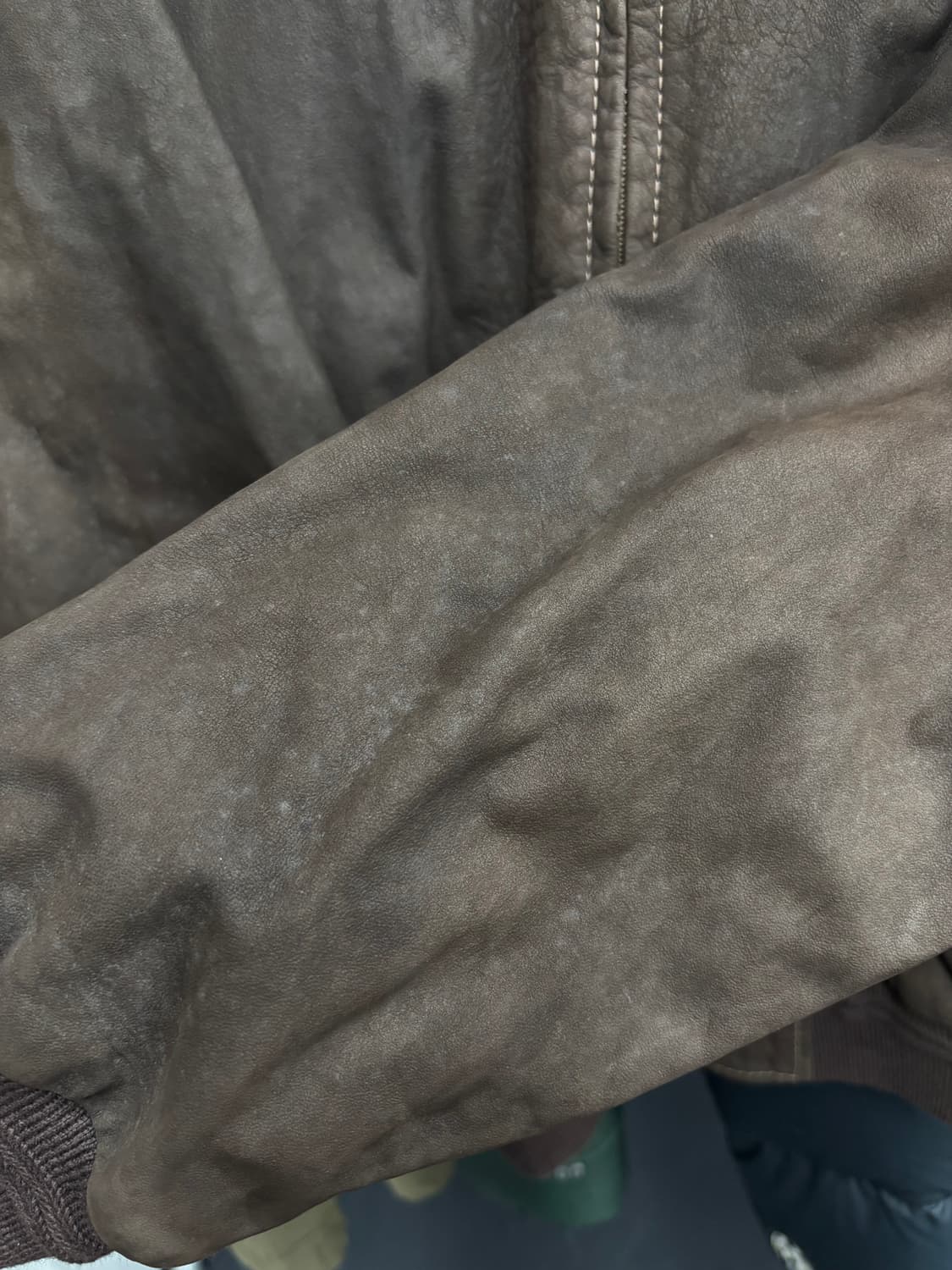 팀버랜드 제뉴인 레더 봄버 자켓 상품이미지8