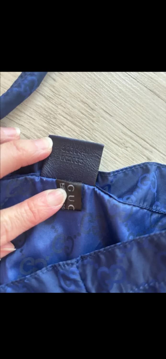 Gucci Eco Bag GG 223669 Navy Tote Navy  상품이미지4