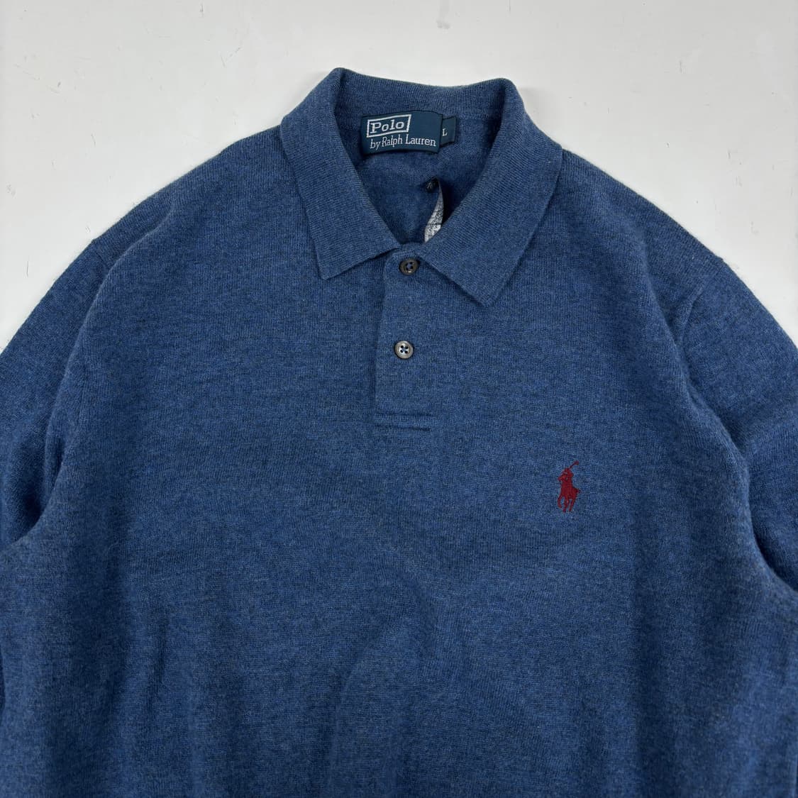 폴로 메리노울 카라넥 니트 상품이미지4