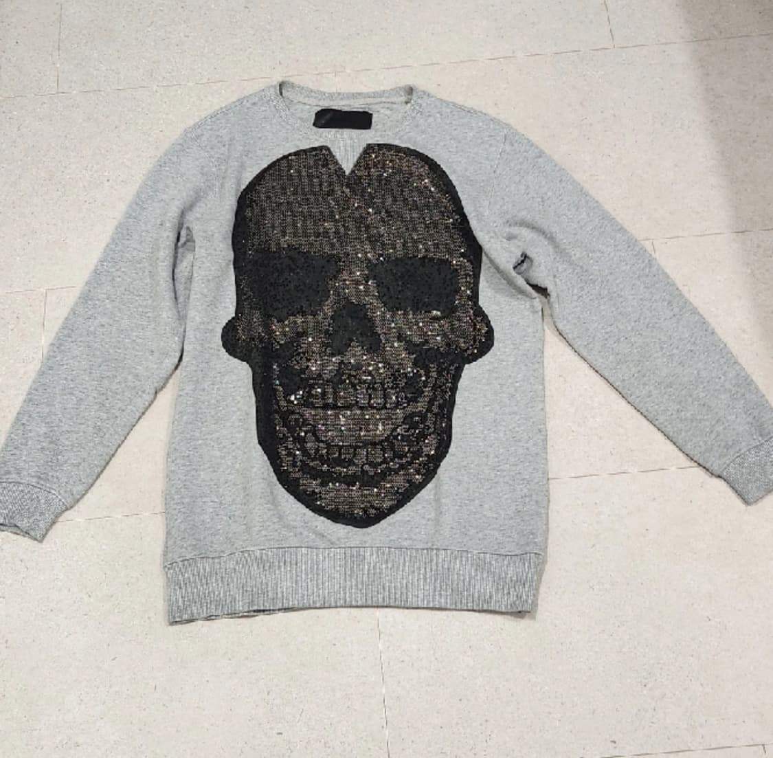 필립플레인 스컬 맨투맨 (95-100사이즈) 상품이미지1