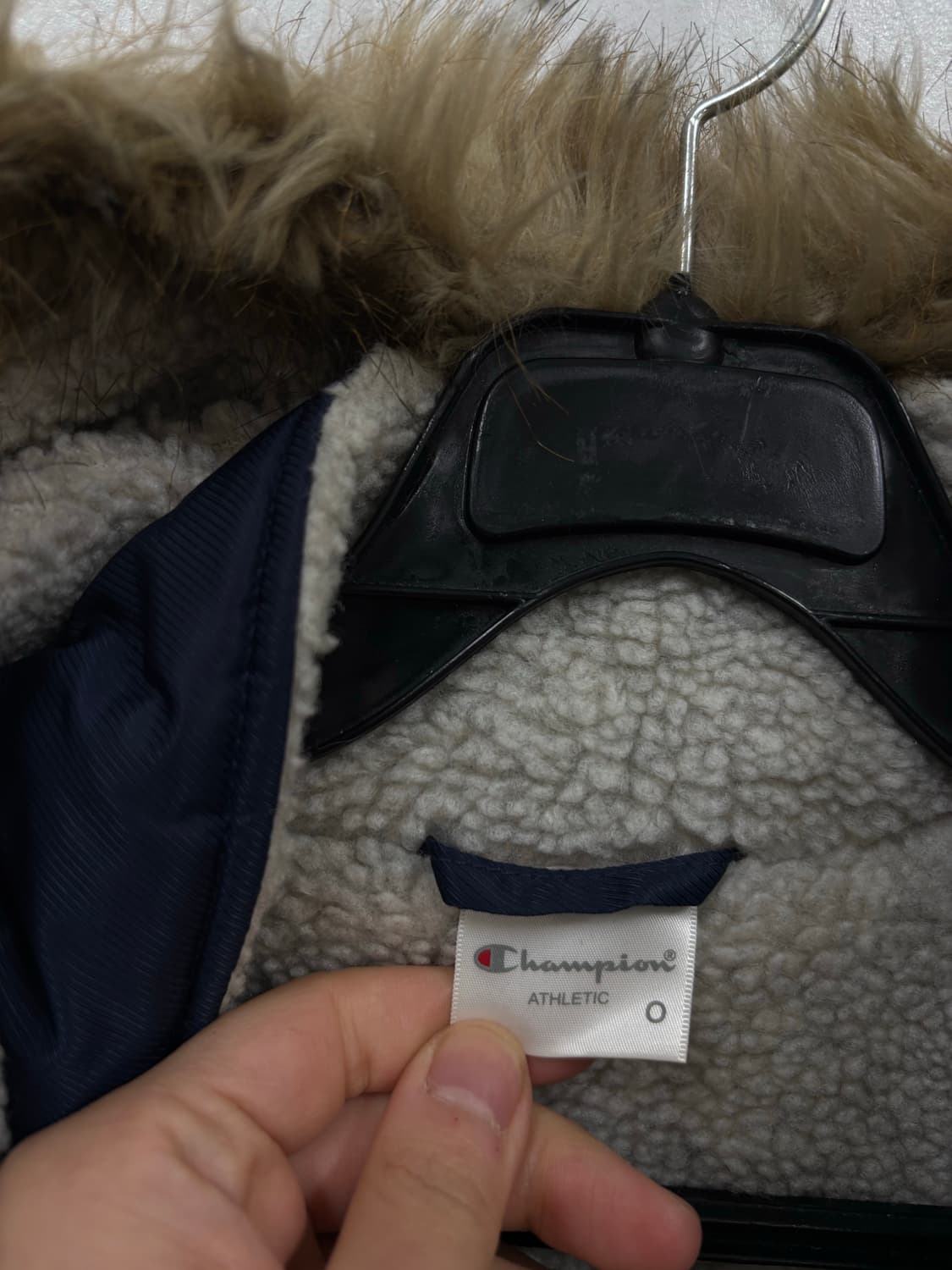 챔피온 후드탈착 양털 롱코트 상품이미지6