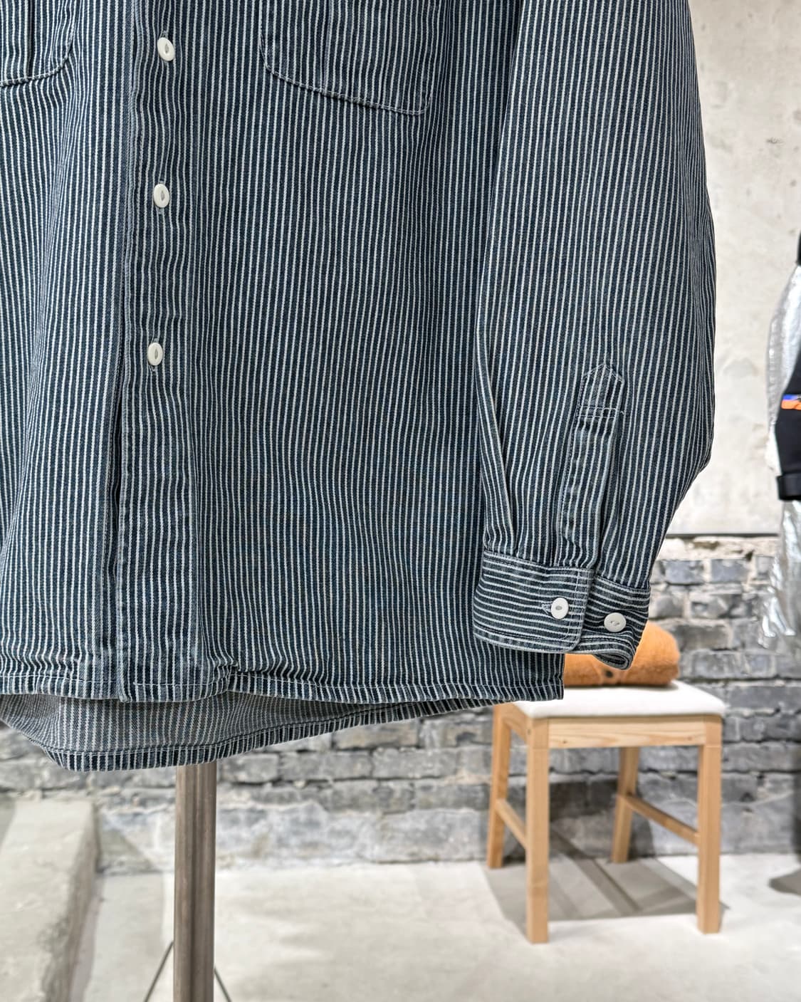 도그 하우스 스트라이프 히코리 워크 셔츠 상품이미지5