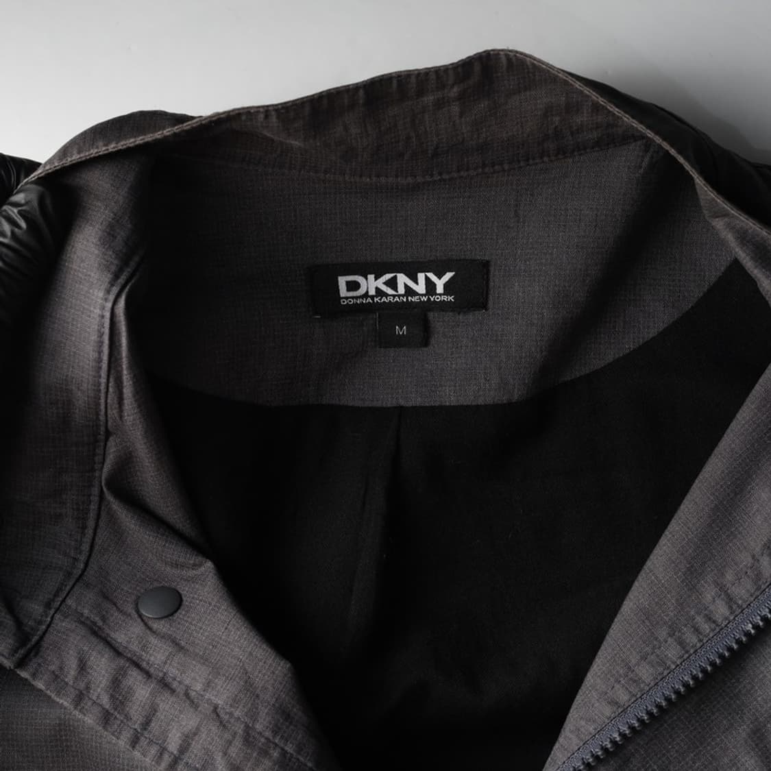 DKNY 차콜 그레이 스탠드넥 필드 자켓 M 상품이미지5