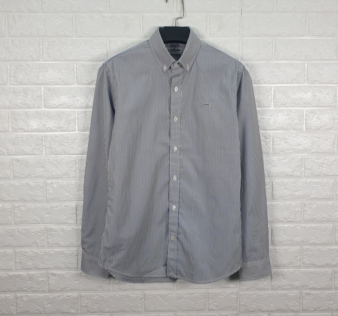 [95]라코스테 슬림핏 스트라이프 셔츠 상품이미지2