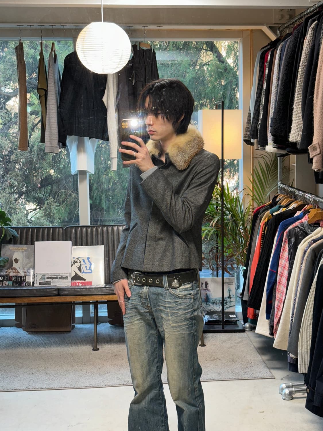 Gabardine k.t 퍼 울자켓 상품이미지5