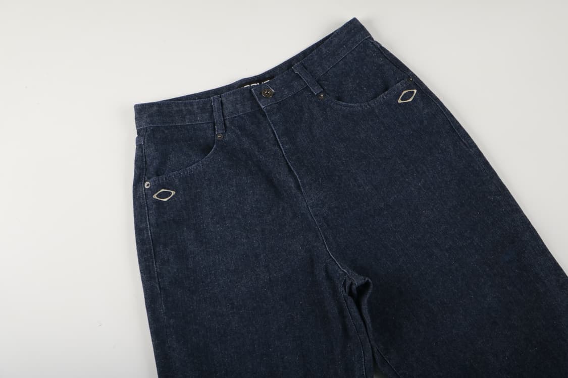 [L] 미스치프 롬버스 슬로치 진 데님팬츠 상품이미지3