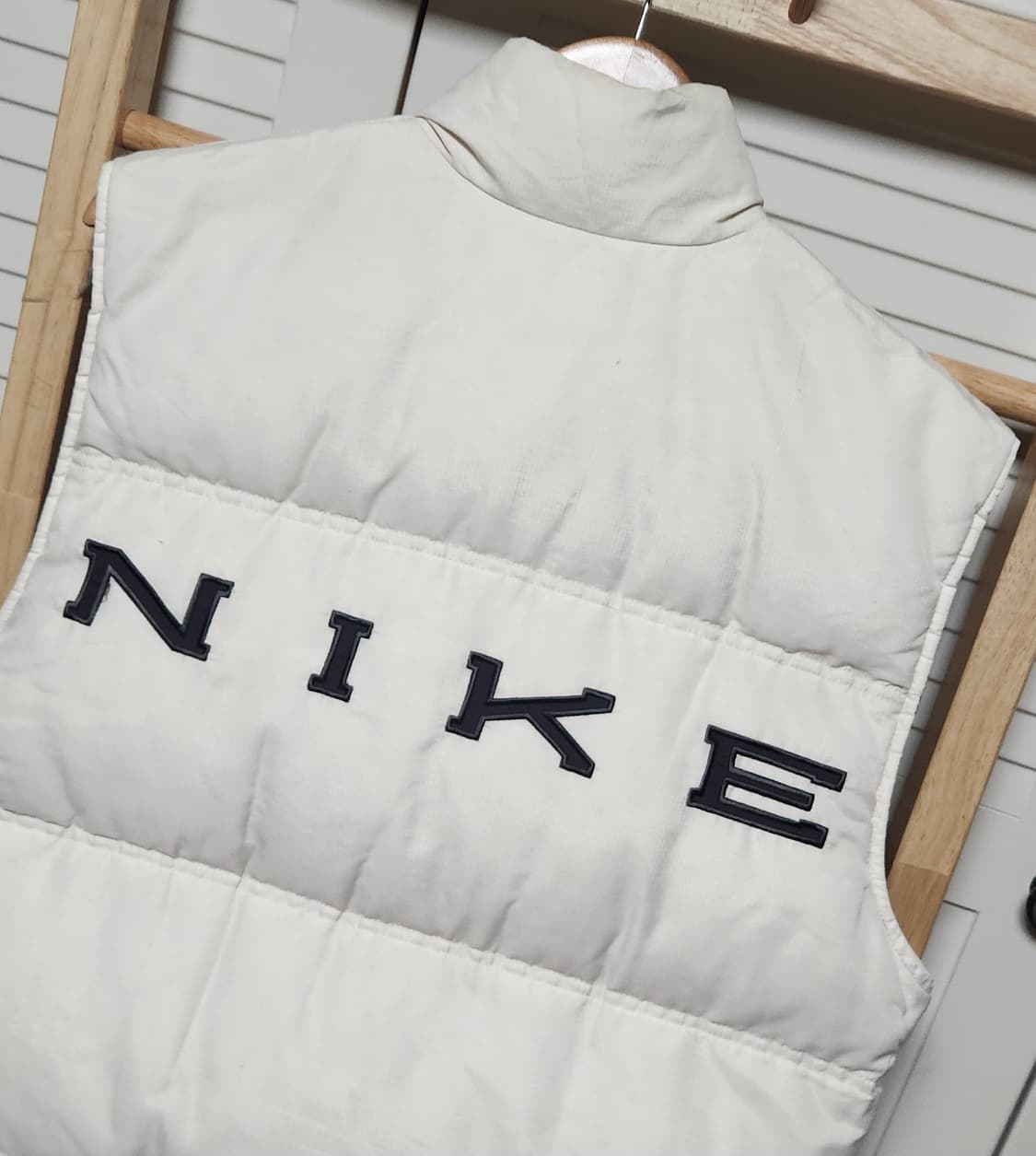 나이키 00s 빅로고 올드스쿨 양면 패딩 조끼 베스트 자켓 상품이미지4