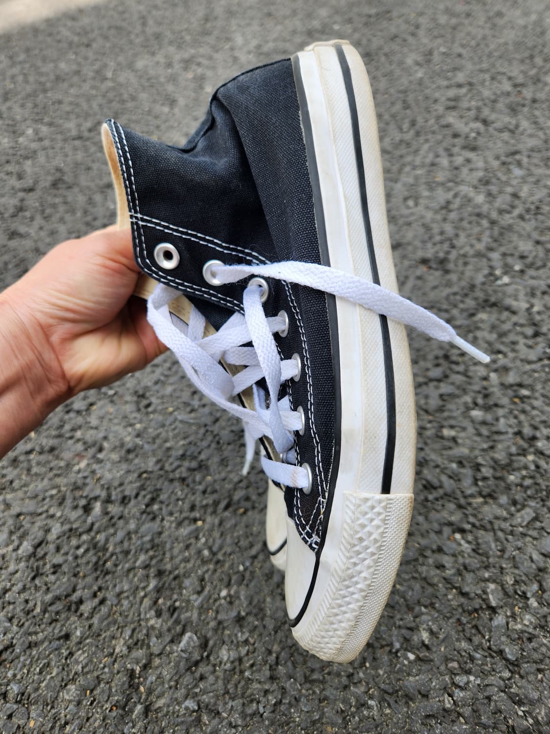 컨버스 올스타 블랙 하이 스니커즈 운동화235 상품이미지4