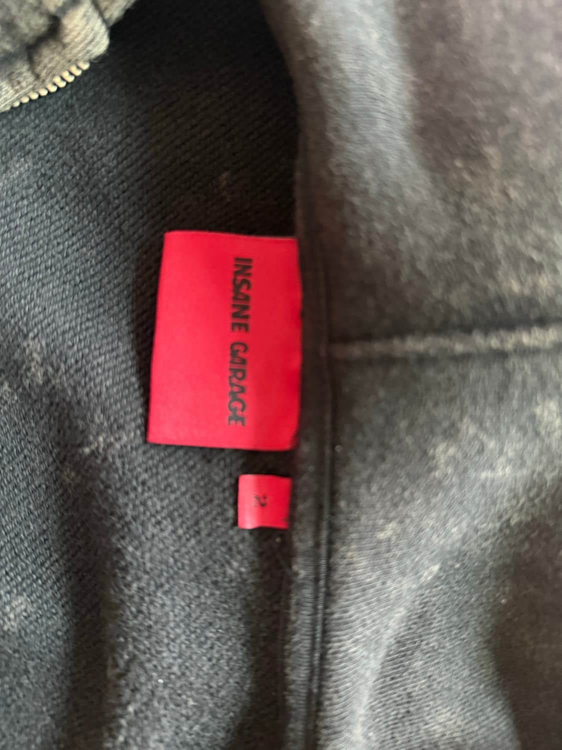 인세인개러지 패디드 후드집업 2사이즈 상품이미지3