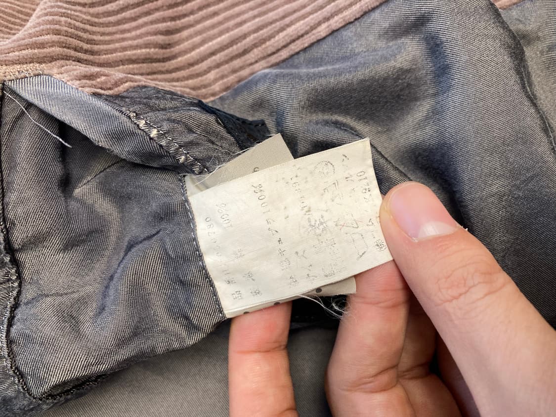 꼼데가르송 옴므 다나카 초기 코듀로이 코트 상품이미지5