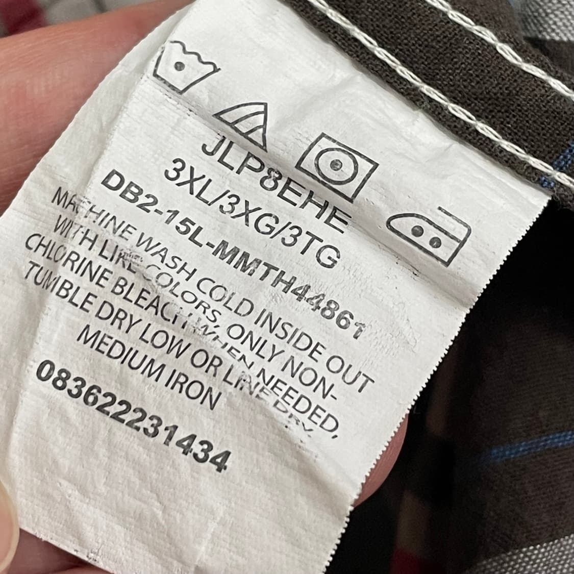 [3XL] 랭글러 빈티지 체크 긴팔 셔츠 상품이미지3