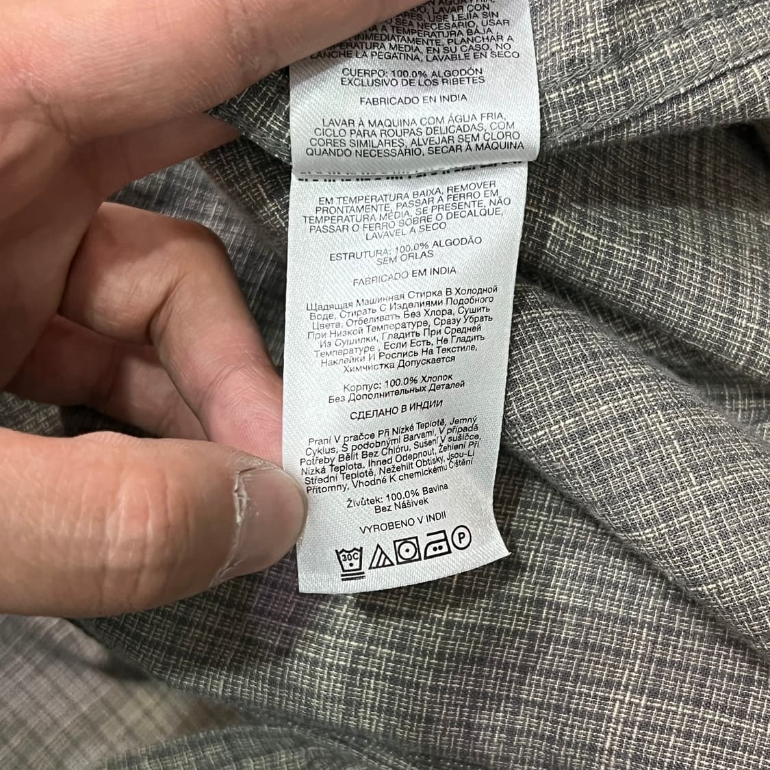  컬럼비아 체크 하프 셔츠 y16332 상품이미지8