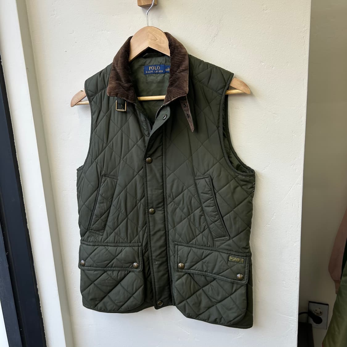 폴로 랄프로렌 카키 조끼 패딩 상품이미지2