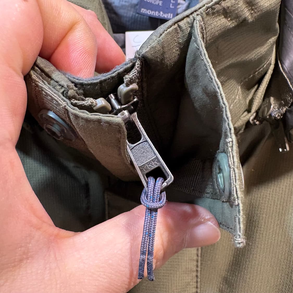 [XL] mont bell 몽벨 90's 고어택스 바람막이 점퍼 상품이미지3