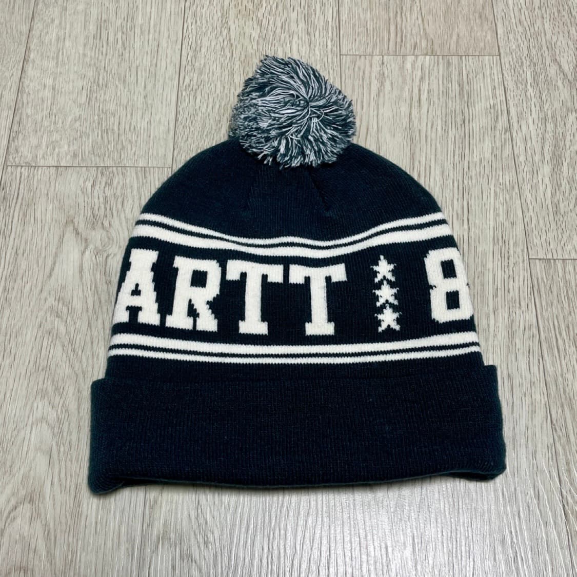 🧢 [CARHARTT] 팬 비니 (Fan Beanie) / 마린 화이트 상품이미지2