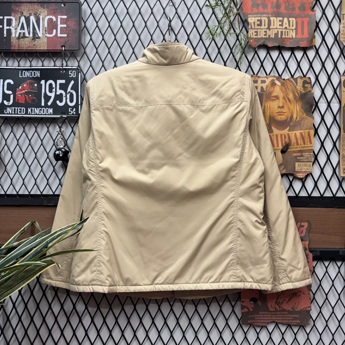 00s 버버리 패딩 점퍼 내피 리버시블 베스트 디테일 베이지 상품이미지2