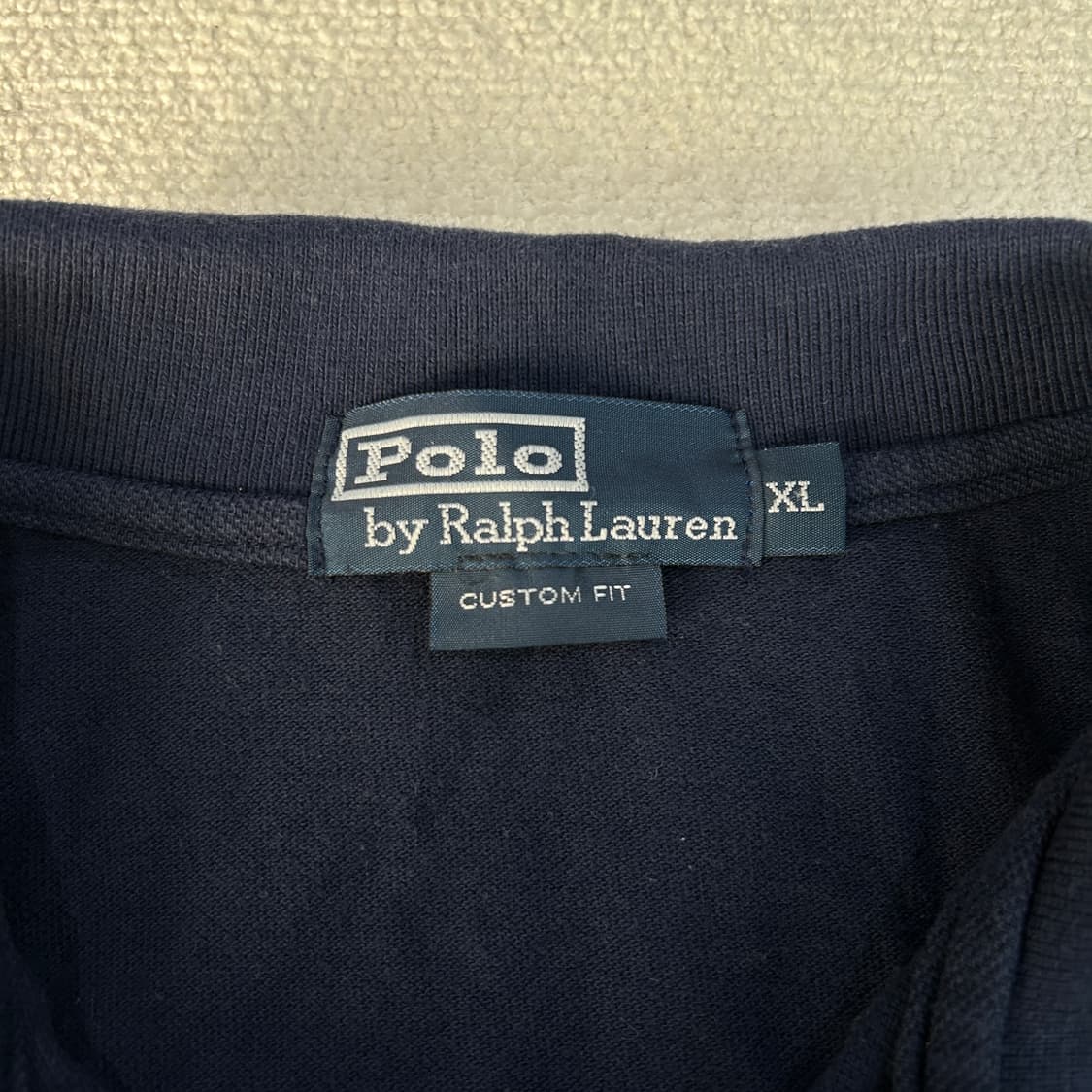 폴로 랄프로렌 네이비 롱슬리브 카라티 XL 상품이미지2