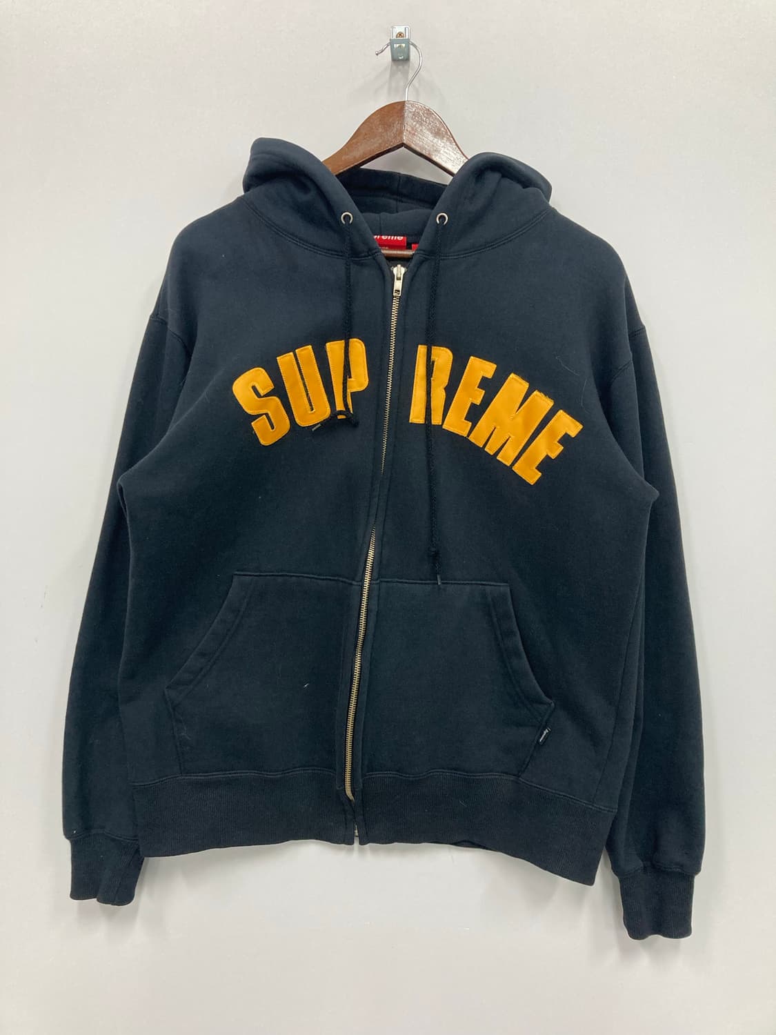 슈프림 네이비 후드집업 상품이미지1