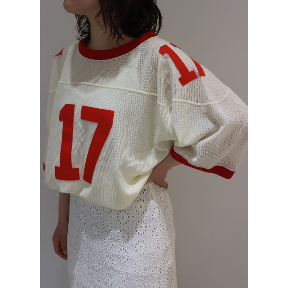 인스크라이어 INSCRIRE Mesh Football Tee 상품이미지4