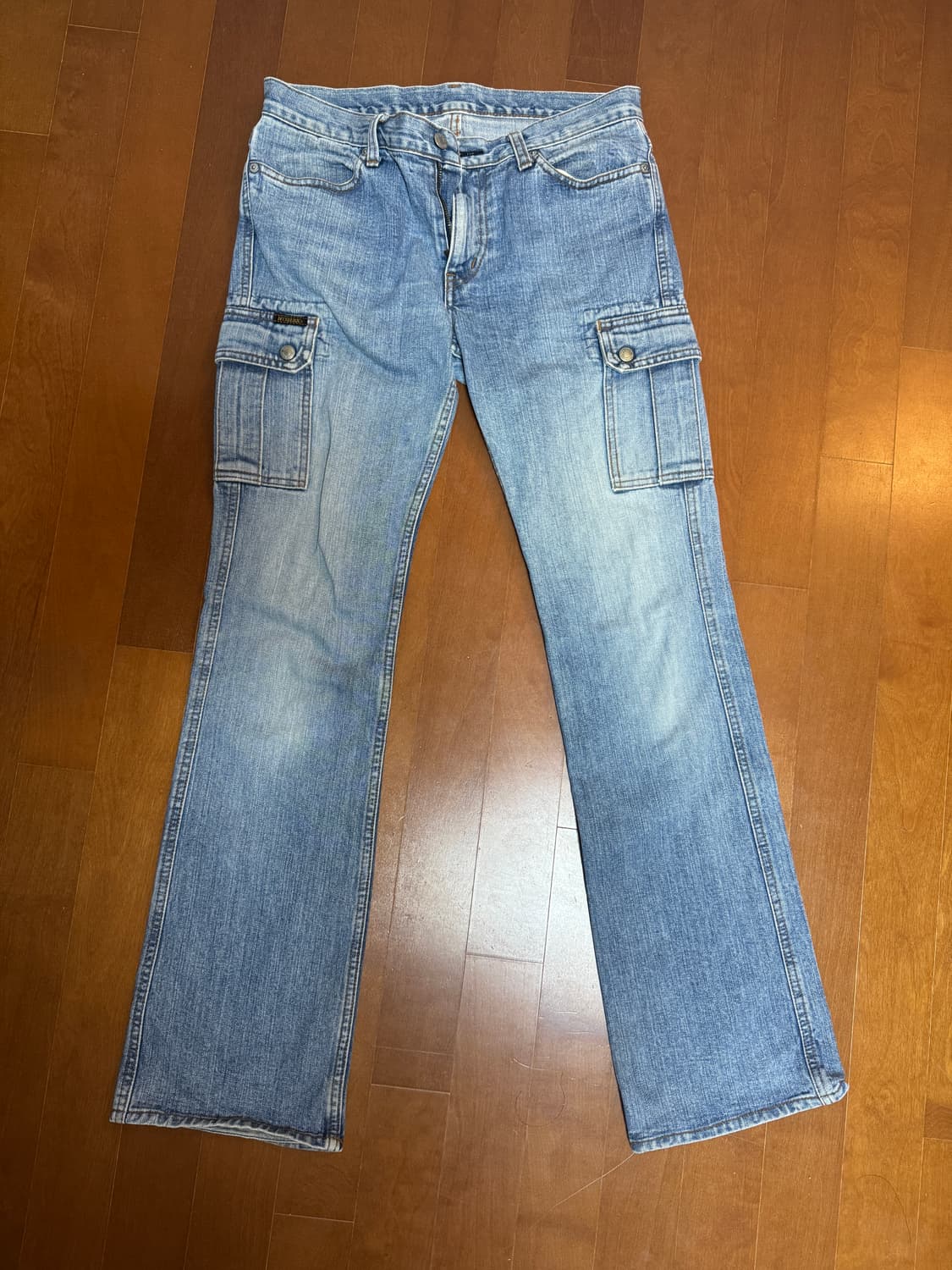 히스테릭글래머 플레어 카고 데님 팬츠 상품이미지2