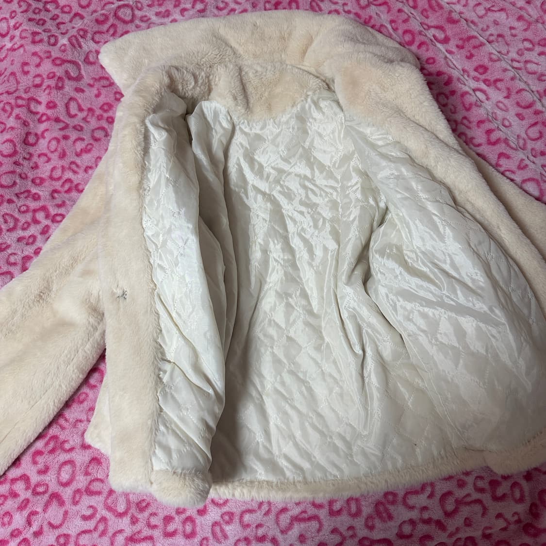 (하자 있음) 빈티지 갸루 퍼 겨울 아우터 자켓 상품이미지3